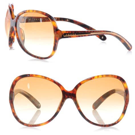 prada tortoise shell round frame sunglasses|prada sunglasses clear frame.